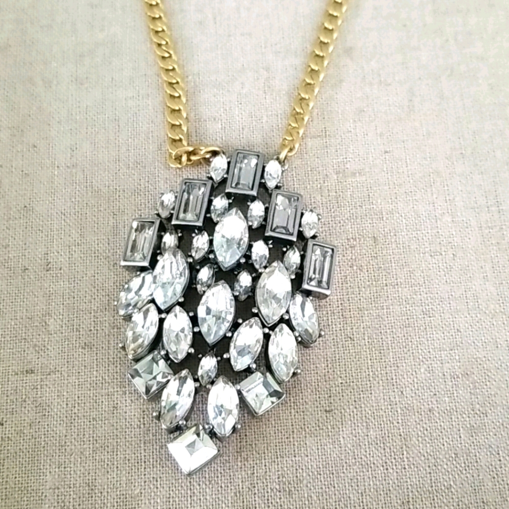 Statement long necklace